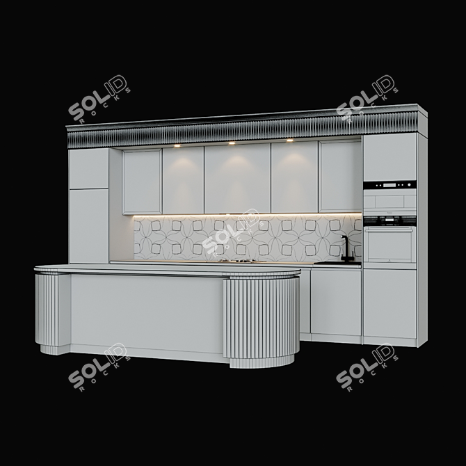 Complete Kitchen Appliance Set 3D model image 4