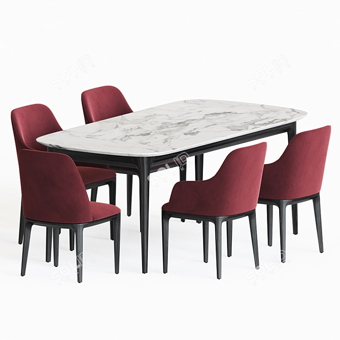 Furman Play Dining Set 3D model image 3