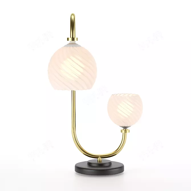 Modern 3D Table Lamp Model 3D model image 1