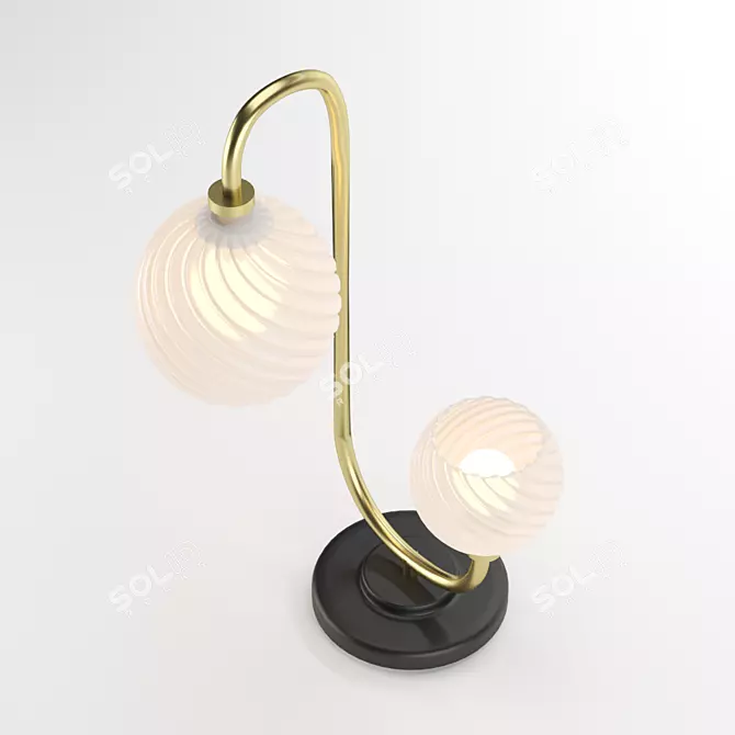 Modern 3D Table Lamp Model 3D model image 2