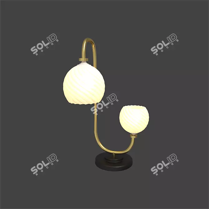 Modern 3D Table Lamp Model 3D model image 3
