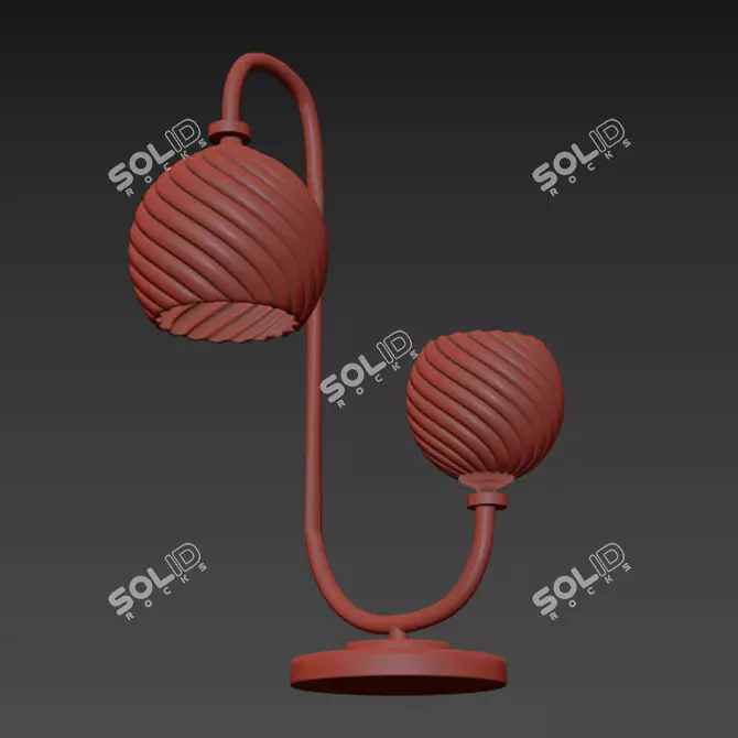Modern 3D Table Lamp Model 3D model image 5