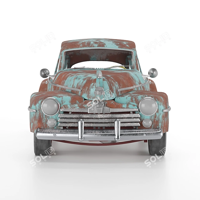 Vintage Ford 1948 Classic Car 3D model image 1