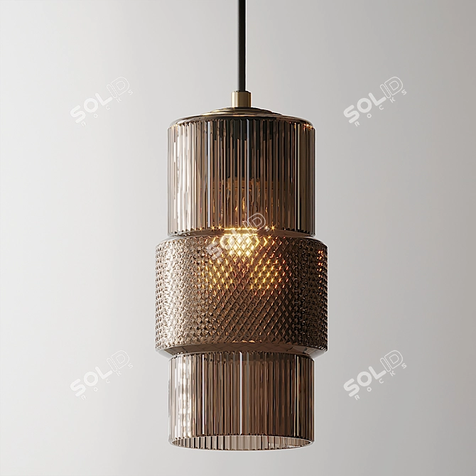 Sleek Mimo Pendant Light 3D model image 3