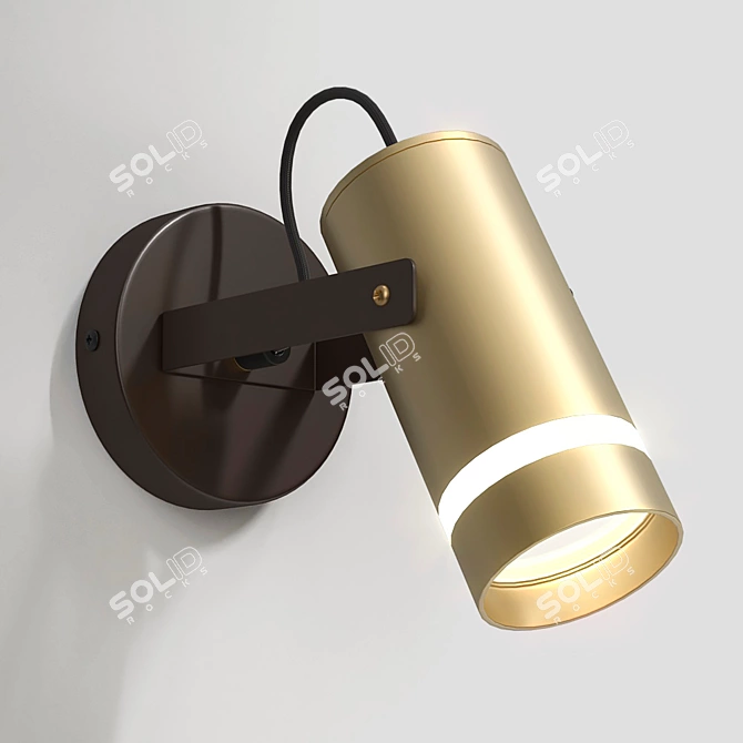 Luxury Canon Wall Lampatrice 3D model image 4