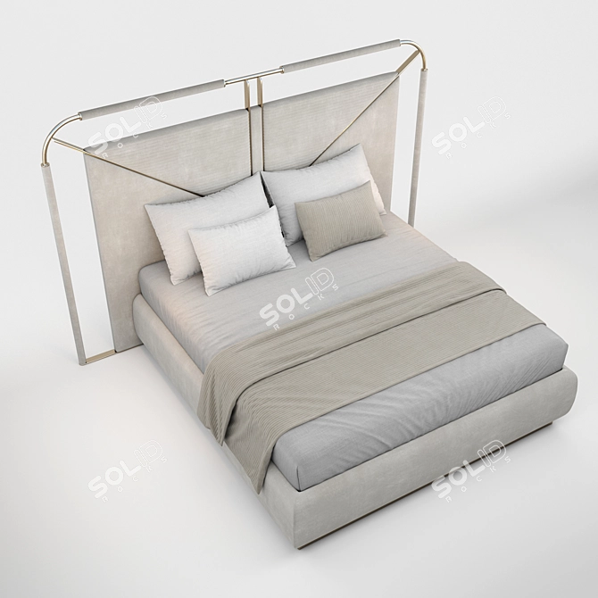 Morpheus Capital Paradise Double Bed 3D model image 3