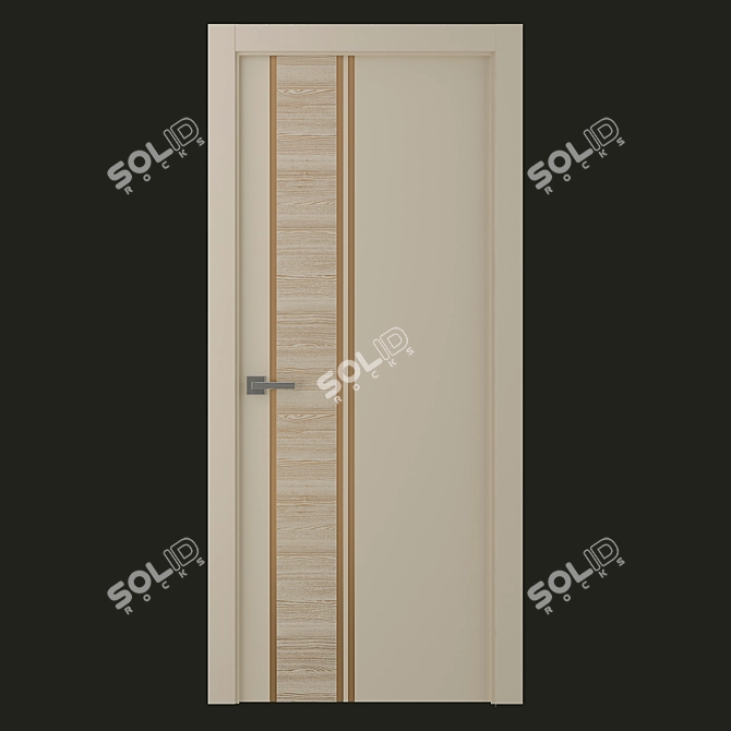 Premium Twinwood 1: Elegant Interior Door 3D model image 1