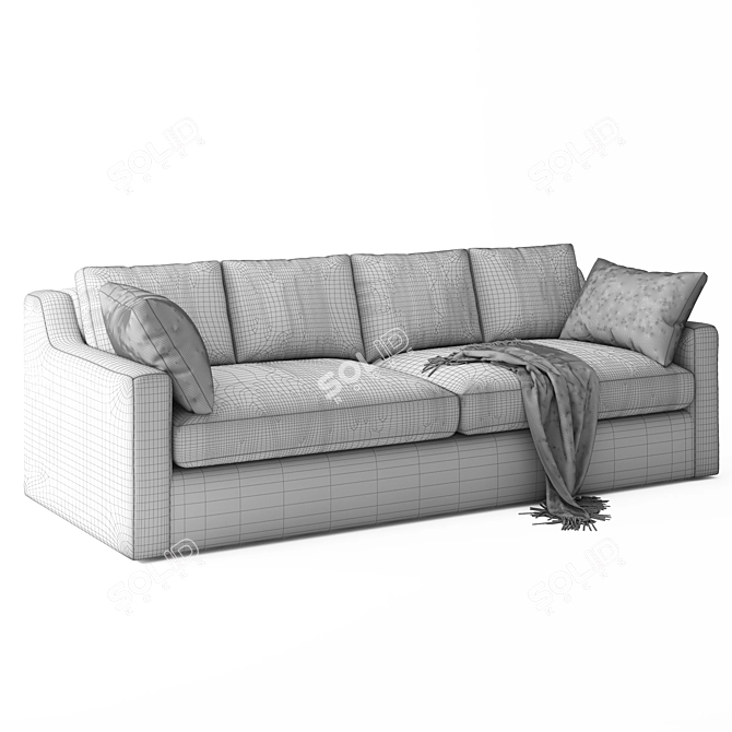 Stylish Albany Sofa: Comfort Meets Elegance 3D model image 3