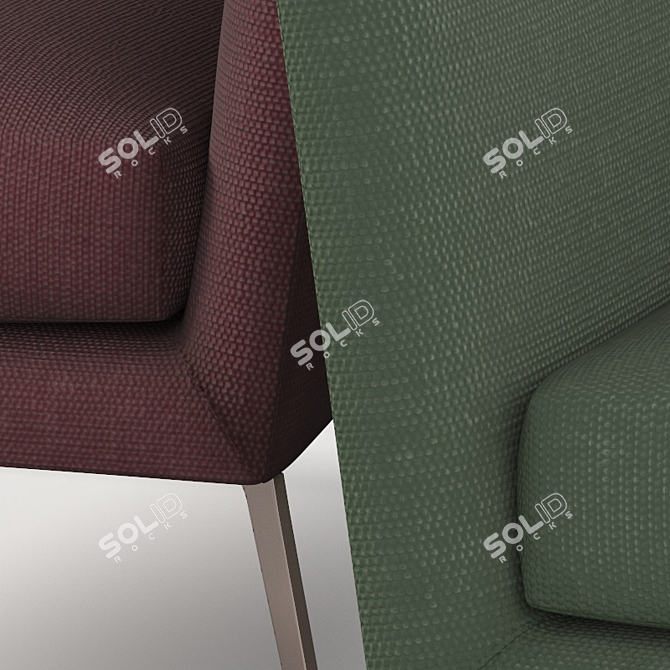 Minimalist Luxury: Casadesus Ava Sofa Set 3D model image 3