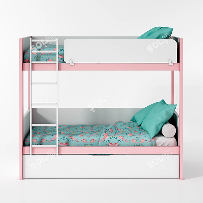 Candy Shop Bunk Bed Set 3D model image 5