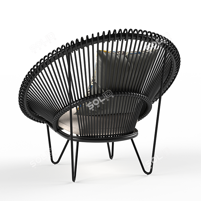 Vincent Sheppard Roy Cocoon: Stylish and Comfortable Seating Solution 3D model image 3