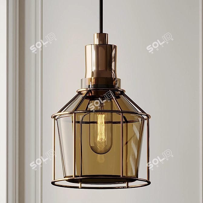 Elegant Fifth Avenue Pendant 3D model image 5