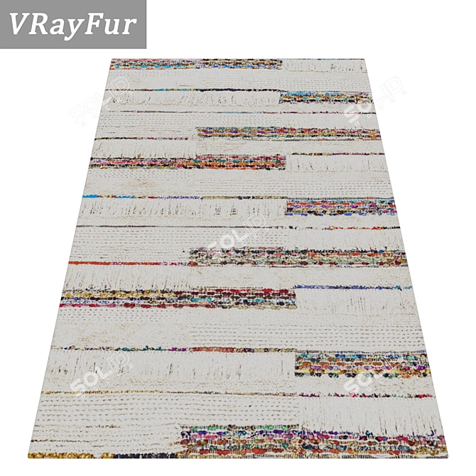 Versatile High-Quality Carpet Set 3D model image 2