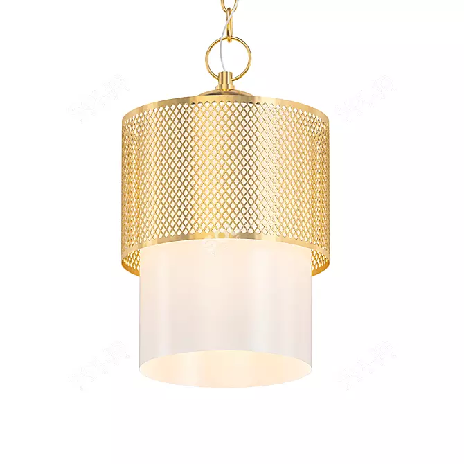 Elegant Freya Pendant Light 3D model image 1