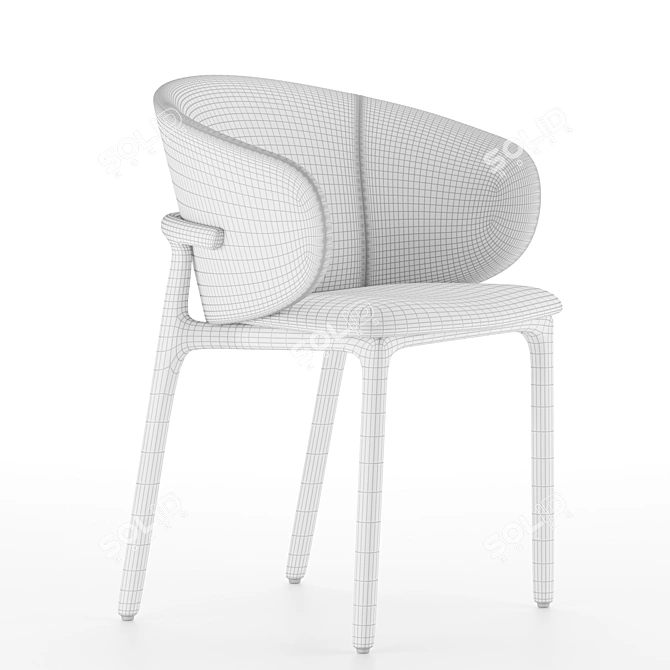 Contemporary Single Chair 3D model image 3