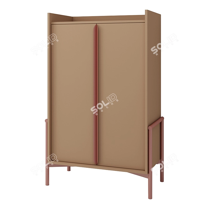 Modern Comfort Commode 3D model image 1