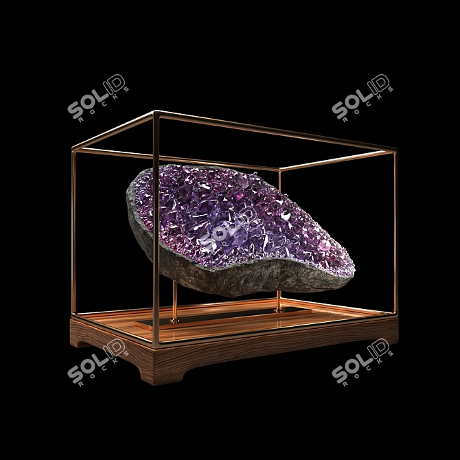 Exquisite Decorative Mineral Stones 3D model image 9