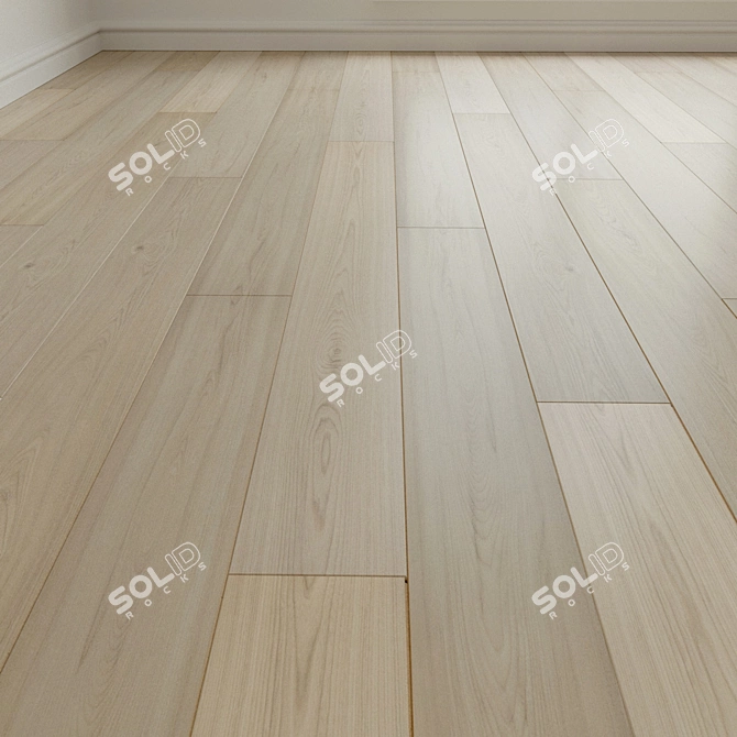 High-Resolution Parquet Flooring 3D model image 1