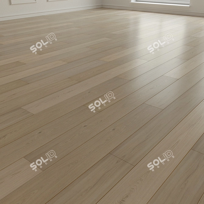 High-Resolution Parquet Flooring 3D model image 2