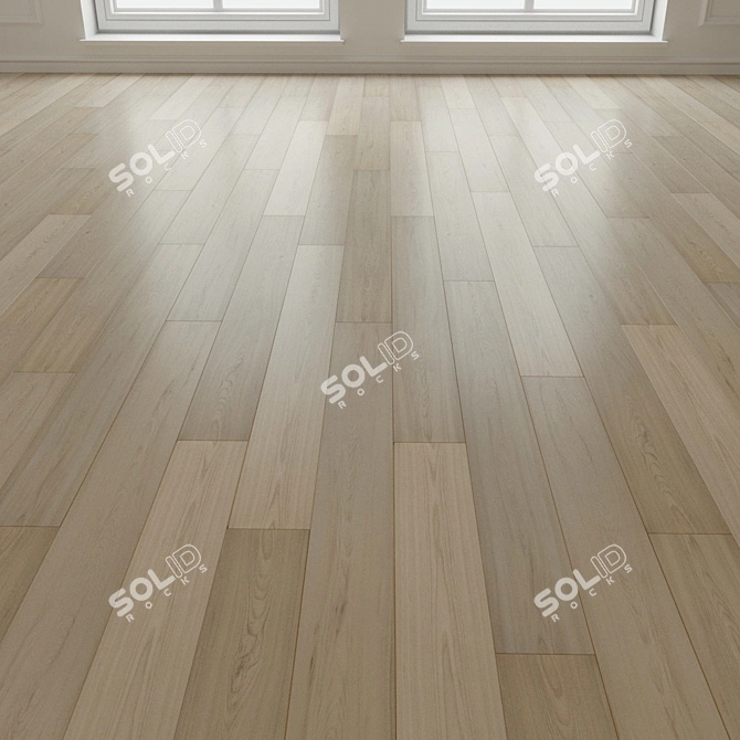 High-Resolution Parquet Flooring 3D model image 3