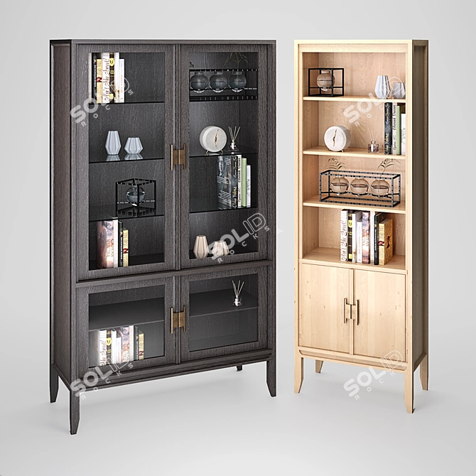 Elevate Your Décor with Dantone Home Shelving 3D model image 1