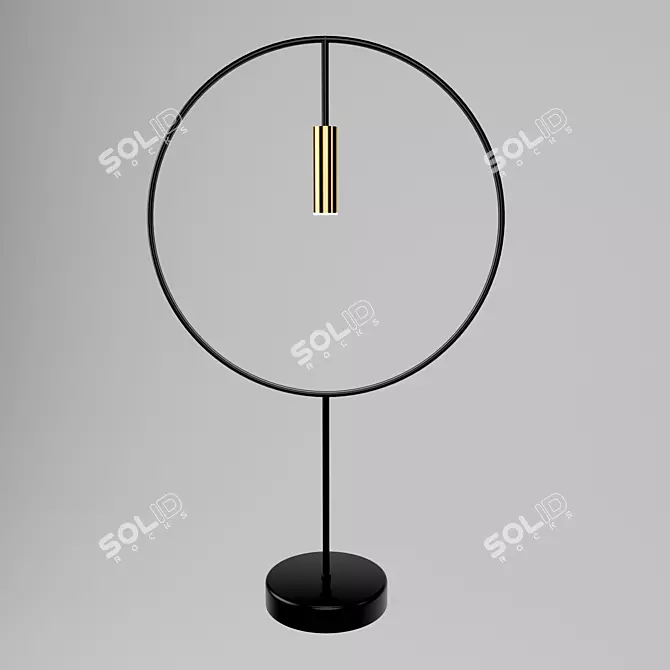 Elegant Dimmable Table Lamp 3D model image 1