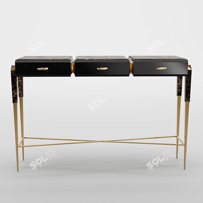 Luxury Spear Console 3D model image 3