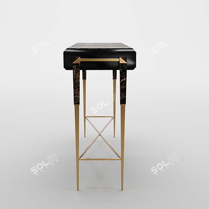 Luxury Spear Console 3D model image 4