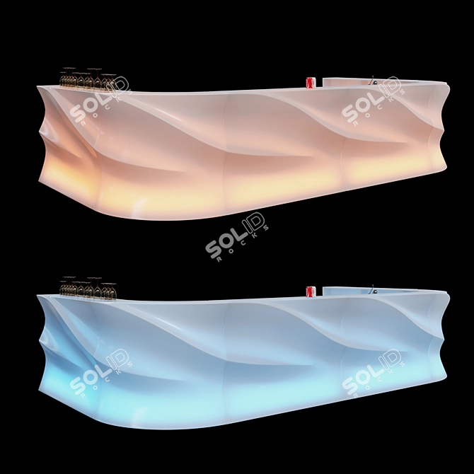 Modular Glow Bar: Baraonda Collection 3D model image 2