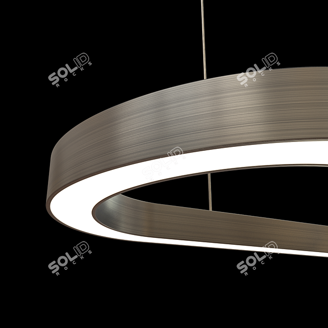 Shake Design Rail Lamp: Elegantly Modern 3D model image 2