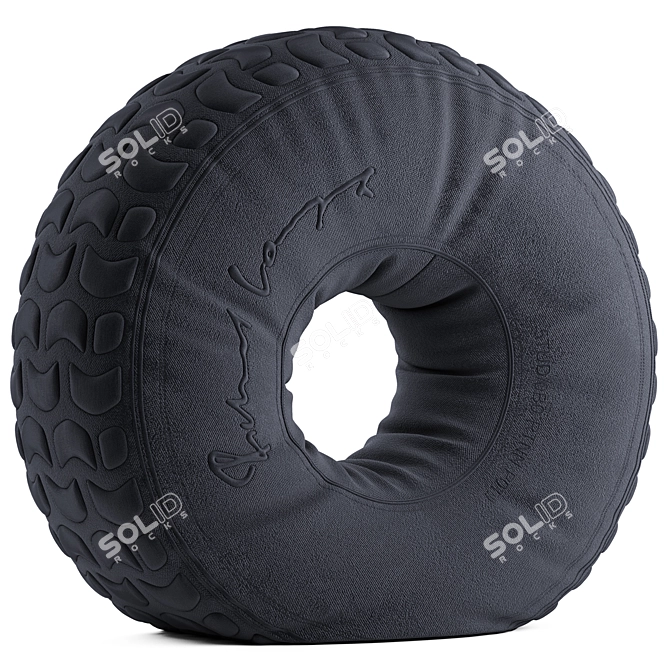 PIT STOP Pouf: Comfortable & Stylish 3D model image 3