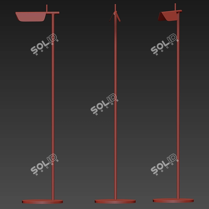 Tall Tree LED Floor Lamp 3D model image 4