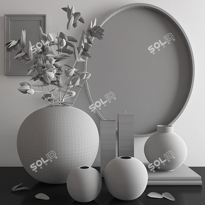 Elegant Decor Set: Vray, Corona, 3dsmax 3D model image 3