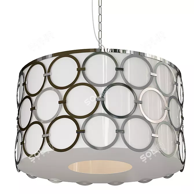 Elegant Alexandra Pendant Light 3D model image 1