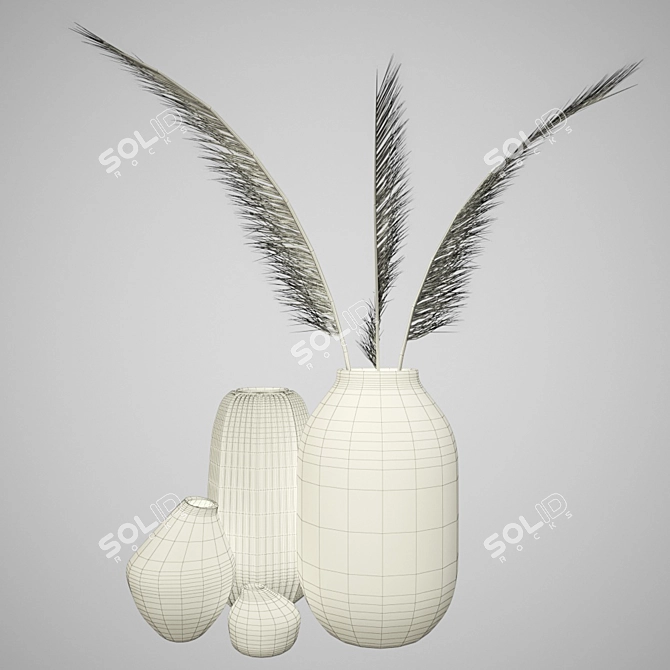 Modern Decor Set 05 3D model image 3