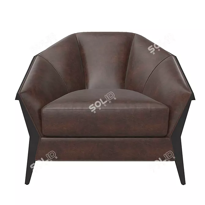 Elegant Elodie Chair | 39W x 39D x 30H Inc 3D model image 1