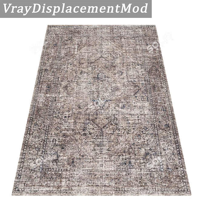 Luxury Carpet Set: High-Quality Textures 3D model image 3