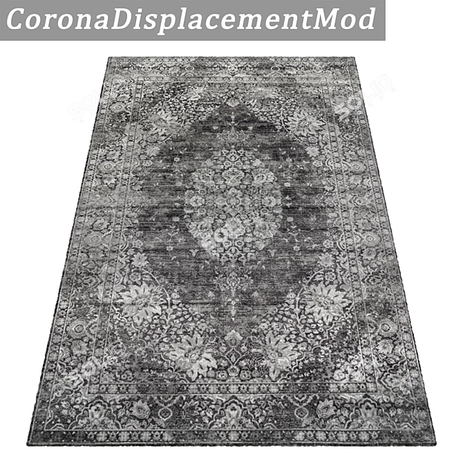 Elevate Your Space: Deluxe Carpet Set 3D model image 4