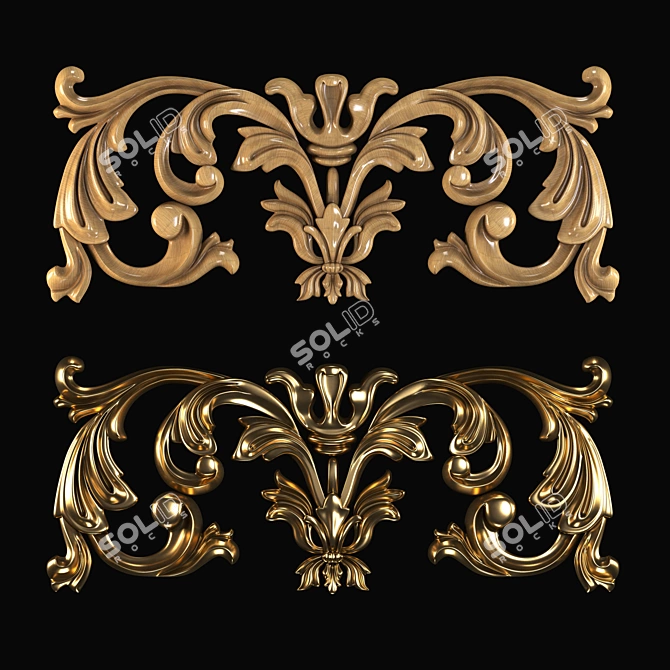 Elegant Top Decor 3D model image 1