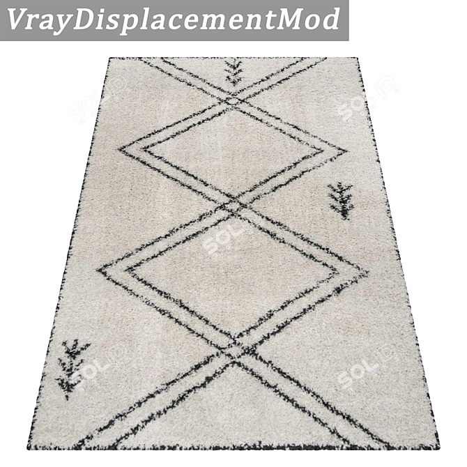 Luxury Carpet Set: High-Quality Textures 3D model image 3