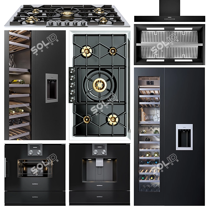 Elevate Your Kitchen: Gaggenau Appliance Collection 3D model image 2