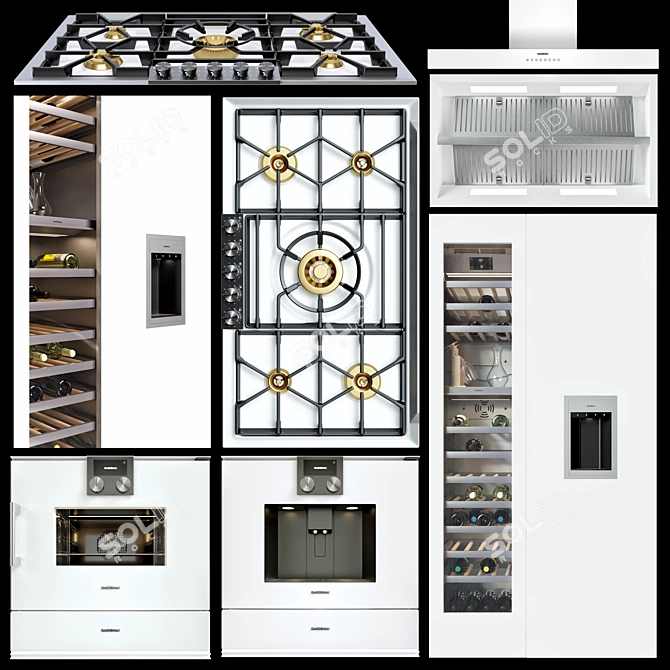 Elevate Your Kitchen: Gaggenau Appliance Collection 3D model image 3