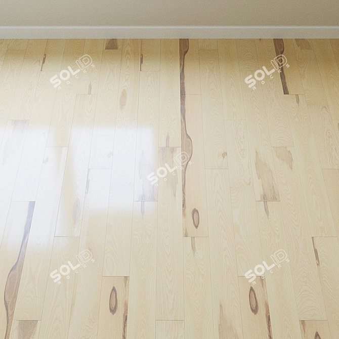 French Oak Chevron Parquet 3D model image 2