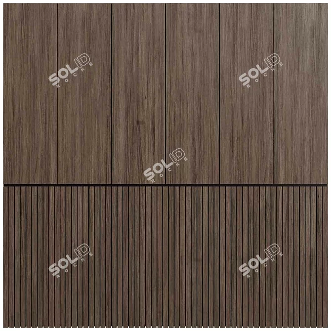 Versatile Decor Wall Panel 3D model image 2