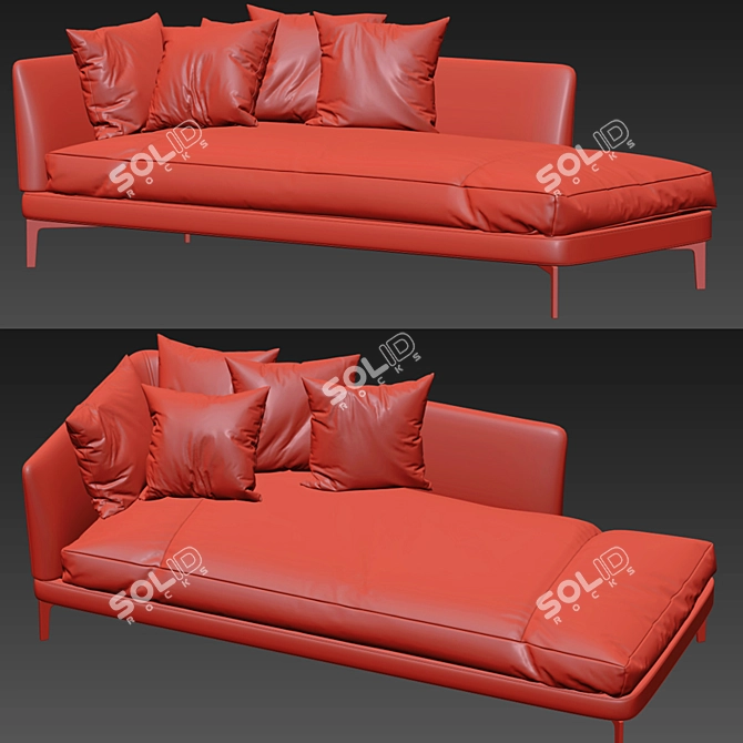 Elevate Your Comfort: Flexform Feel Good Lounge 3D model image 3