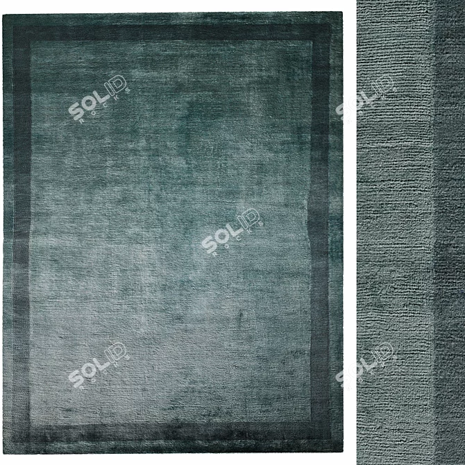 Luxurious Palermo Silk Rug 3D model image 1