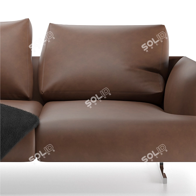 Contemporary Mondini Sofa: Stylish & Comfortable 3D model image 3