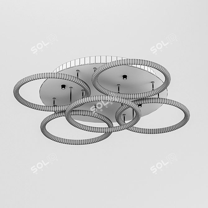 Arte Lamp A2500PL-5BK RAPID: Modern Lighting for Tech-Inspired Spaces 3D model image 7