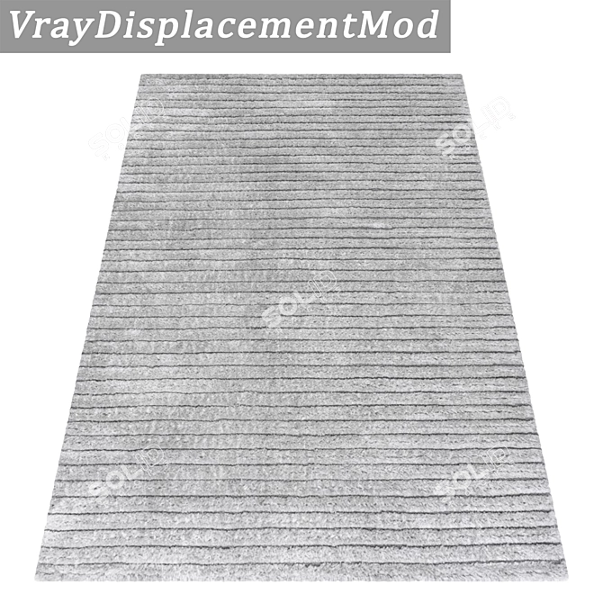 Luxury Texture Rug Set 3D model image 3