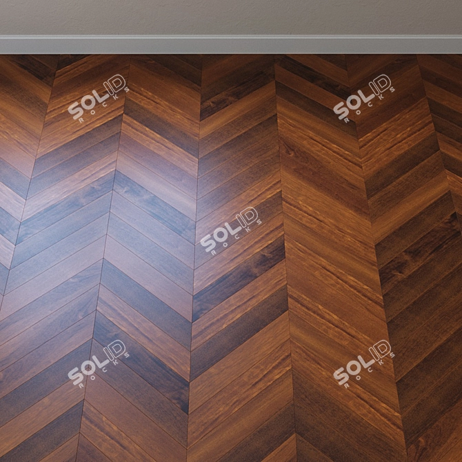 UPOFLOOR Merbau Parquet Board: Timeless Elegance for Your Floors 3D model image 3